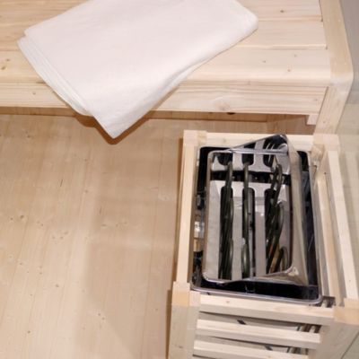 - Sauna traditionnel SHADOW XL BIG - 200 x 200 cm pour 6 personnes