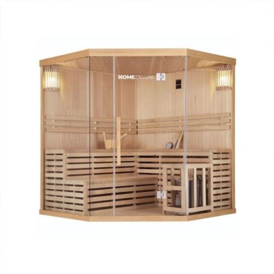 - Sauna traditionnel SKYLINE BIG XL - 200 x 200 cm pour 6 personnes