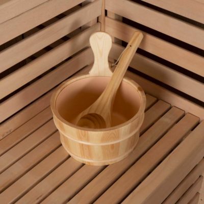 - Sauna traditionnel SKYLINE BIG XL - 200 x 200 cm pour 6 personnes