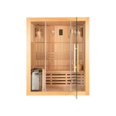 - Sauna traditionnel SKYLINE L - 150 x 120 cm pour 3 personnes