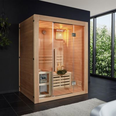 - Sauna traditionnel SKYLINE L - 150 x 120 cm pour 3 personnes