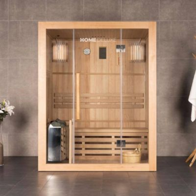 - Sauna traditionnel SKYLINE L - 150 x 120 cm pour 3 personnes