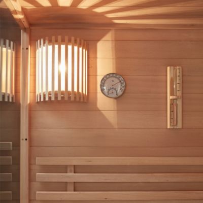 - Sauna traditionnel SKYLINE L - 150 x 120 cm pour 3 personnes