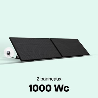 "Station solaire Sunethic F1000 Wc, panneaux français Voltec Solar "