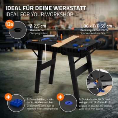 Établi De Serrage Pliant,Table De Travail Pliable, Banc De Travail