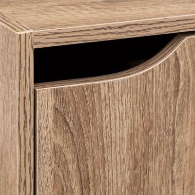 Étagère 3 cases avec portes Effet chêne naturel Mix N' Modul - 5Five