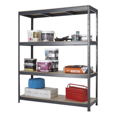Etagere Bois Acier L 150 X H 180 X P 50 Cm Castorama Offres etagère en métal castorama. etagere bois acier l 150 x h 180 x p 50 cm