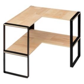 Étagère d'angle 2 niveaux "Blackwood" - 5Five