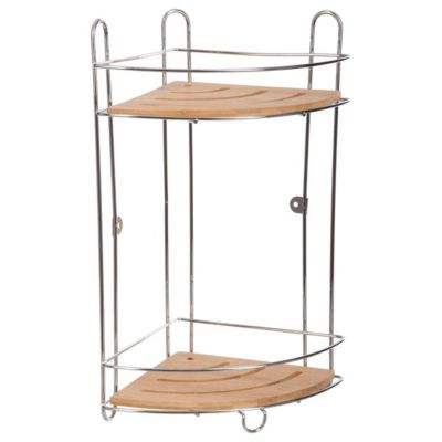 Etagère d'angle 2 niveaux Milano PM chromé WENKO | Bricomarché