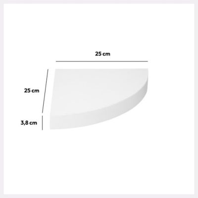ETAGERE MURALE FIXY CHENE NATUREL - Félix Matériaux