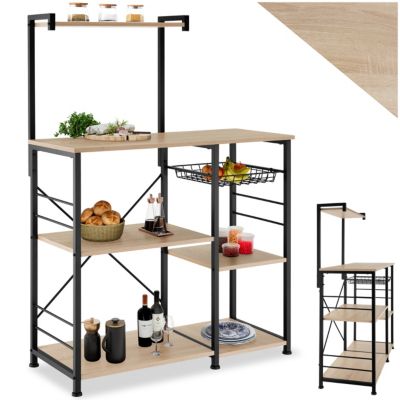Étagère de cuisine style industriel Bois clair industriel, Chêne Sonoma