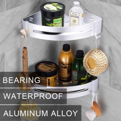 Étagère de douche d'angle, étagère de rangement de salle de bain, sans perçage