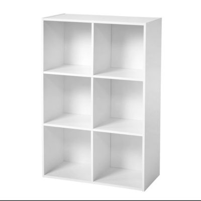 Étagère de rangement 6 cases - H91,5 x L61,5 cm