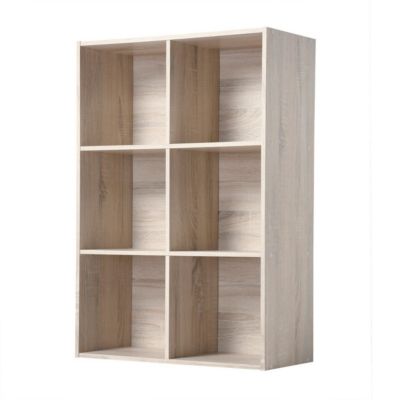 Étagère de rangement 6 cases - H91,5 x L61,5 cm