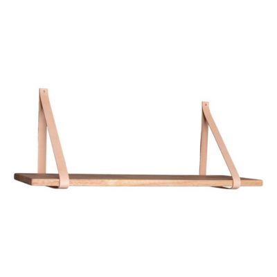 Étagère Gilbert, Marron, Bois, 20x120x2 cm, Seven Design