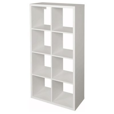 Etagere Modulable 8 Cubes Coloris Blanc Mixxit Castorama