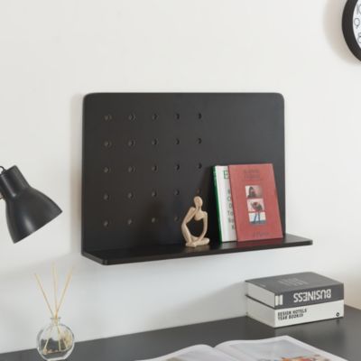 Étagère murale Doenna 60 x 15 x 40 cm noir en.casa