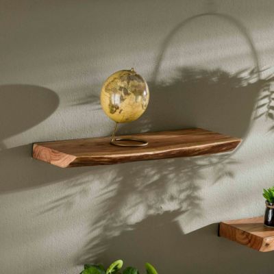 Étagère murale en bois d'acacia massif 60cm ERNEST