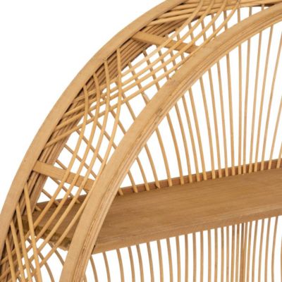 Étagère murale "Ina" - bambou - D70 cm - Atmosphera