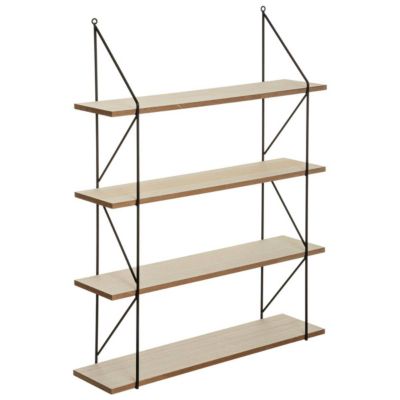 Étagère murale "Iris" bois et métal 60x80cm - Atmosphera Créateur d'intérieur