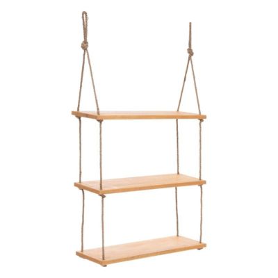 Étagère murale "Lourmarin" hévéa 60x105cm - Atmosphera Créateur d'intérieur
