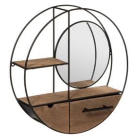 Étagère murale "Miroir" D50 cm - Atmosphera