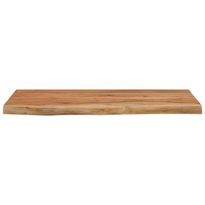 Étagère murale rectangulaire massif acacia bordure assortie | Castorama