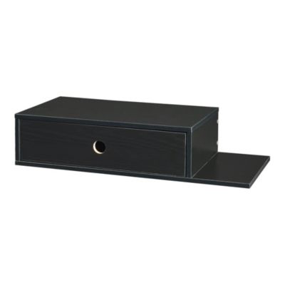 Étagère murale Stor 65 x 30 x 15 cm noir en.casa
