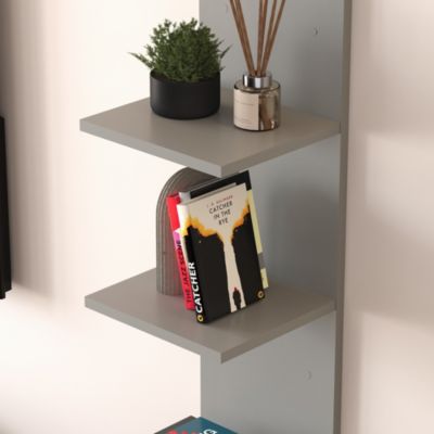 Étagère murale Surahammar 95 x 30 x 28 cm gris en.casa