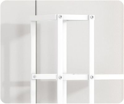 Étagère à Plante - PROMIRACAL - Multifonction - 120x26x114.5cm - Blanc - Résistante à l'eau