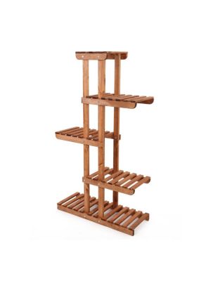 Étagère à plantes 5 niveaux en bois