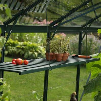 Étagère pliante en aluminium, légère, résistante, Couleur Vert