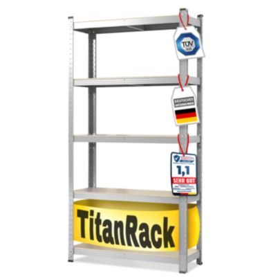 Étagère pour charge lourde, 200 x 90 x 45 cm, Charge Max 875 kg