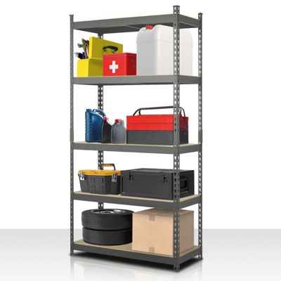 Étagère pour charges lourdes Rhino Anthracite 180 x 90 x 60 cm - capacité jusqu'à 1050 kg