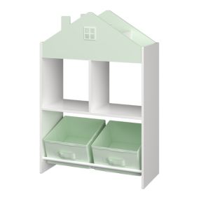 Étagère pour enfants Vipsali vert menthe / blanc  en.casa