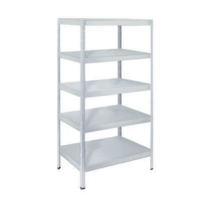 etagere epoxy blanc l 75 x h 180 x p 30 cm castorama