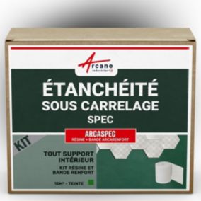 étanchéité douche salle de bain sous carrelage et béton ciré kit  - 15 m² - ARCANE INDUSTRIES