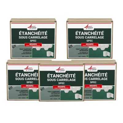 étanchéité douche salle de bain sous carrelage et béton ciré kit  - Offre Spéciale : 5 x 15m² - ARCANE INDUSTRIES