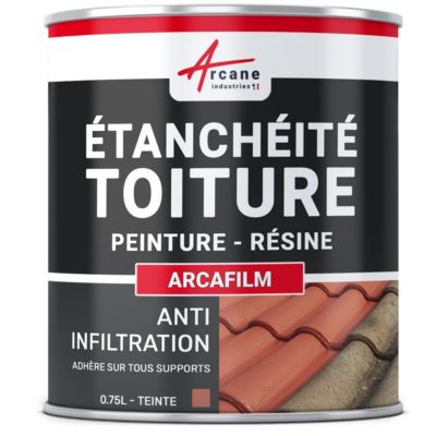 Étanchéité Toiture, Résine d'étanchéité colorée : ARCAFILM Tuile - 0.75 L - ARCANE INDUSTRIES