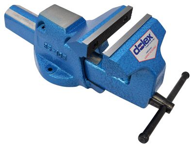 Étau d'établi DOLEX Série 80 avec serre-tube, ouverture 155 mm