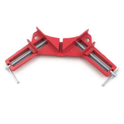 Étau Presse d'Angle 90  Largeur 75 mm - Serrage à Vis pour Travaux de Menuiserie - Chantier et atelier - Beast