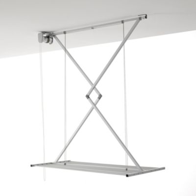 Étendoir plafond manuel 128x54x25cm alu Foxydry Mini 120