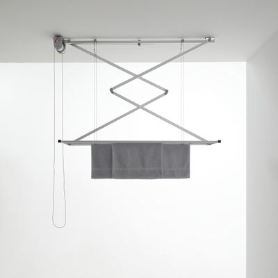 Étendoir plafond manuel 128x54x25cm alu Foxydry Mini 120
