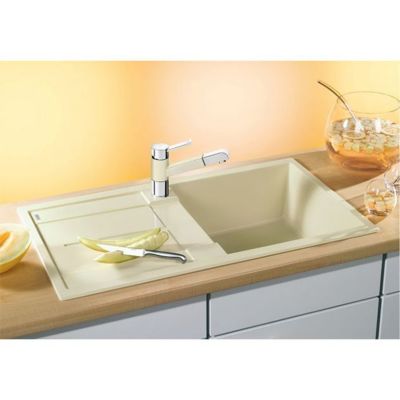 Évier de cuisine - BLANCO - Metra 5 S - Silgranit PuraDur II - 1 bac 19 cm - Anthracite