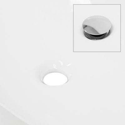 Évier en céramique vasque a poser carré moderne pour salle de bain 480 x 380 mm