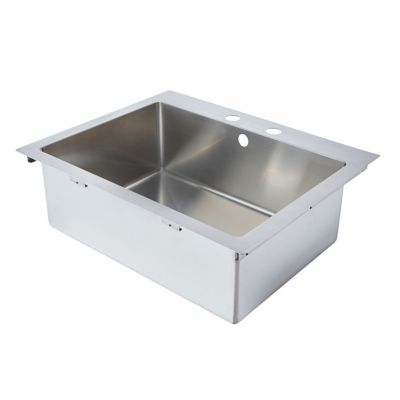 Evier En Inox 1 Bac A Encastrer Ampere Castorama