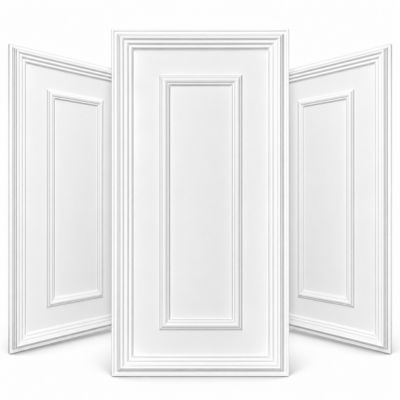 0.5m² Panneaux muraux 3D PVC Style italien moulures classiques étanches ...