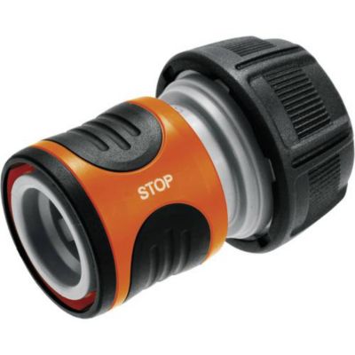 Gardena Raccord de tuyau 19 mm (3/4") en plastique avec système Aquastop - Rain System - vue 2