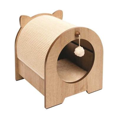 Meuble a griffer Vesper Minou 36 x 36.5 x 40.5 cm Marron clair