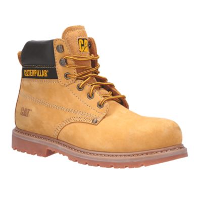Chaussures de sécurité hautes nubuck beige miel taille 45 Caterpillar Powerplant